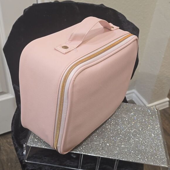 Prive Cosmetic Organizer w/LED Mirror- Pink - Picture 12 of 13